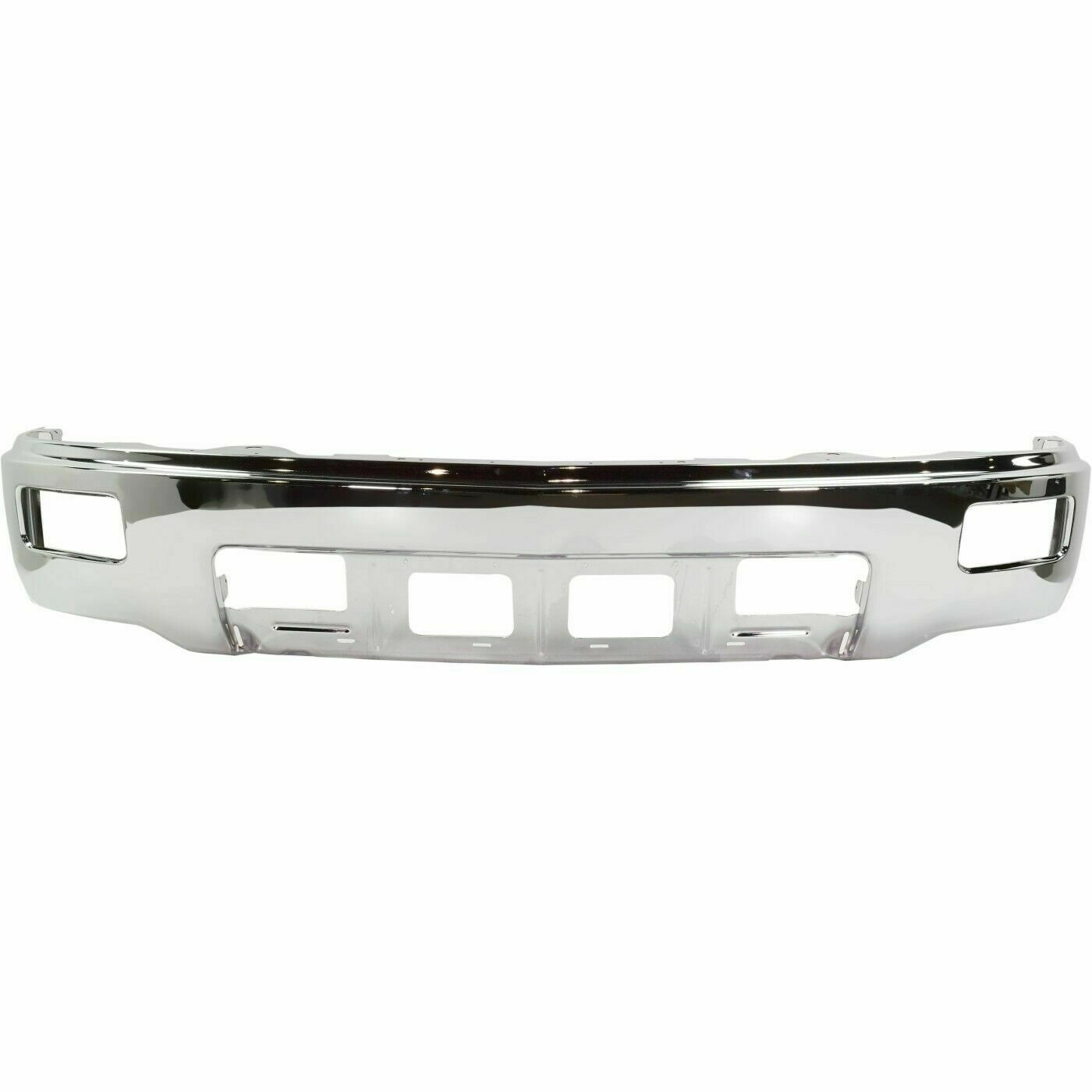 PICKUP SILVERADO 1500 2014 BUMPER FRONT FACE BAR CHROME W/FOG LAMP W/O SENSOR