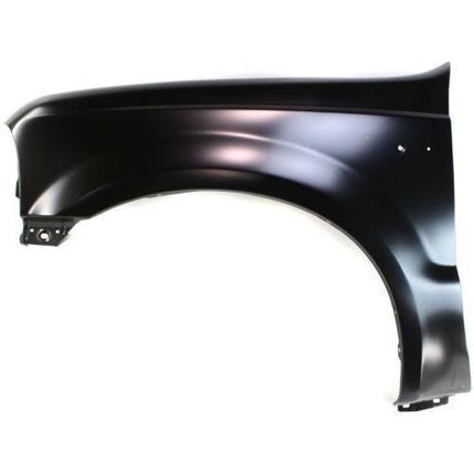 FORD PICKUP F450 SUPERDUTY 2002 FENDER FR LH W/O WHEEL OPEN MOULDING CAPA