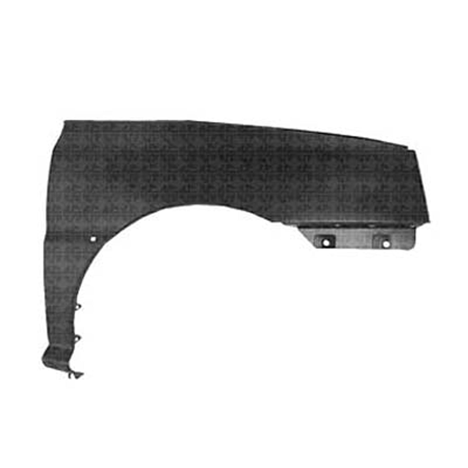 KIA RIO SEDAN 2003 FENDER FR RH W/MOULDING W/O SIDE MARKER TO 12/2/02