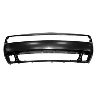DODGE CHALLENGER 2021 BUMPER FR PRIMED W/O FOG(TAKES CENTER GRILLE AND LH/RH GRILL INSERTS)