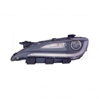 CHRYSLER 200_SEDAN 2016 HEAD LAMP LH HALOGEN W/O LED W/CHROME TRIM HQ