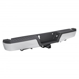 FORD PICKUP_F150_POLICE_RESPONDER 2020 BUMPER RR ASSY CHROME W/BLACK PAD W/BASE TOW HITCH W/O SENSOR