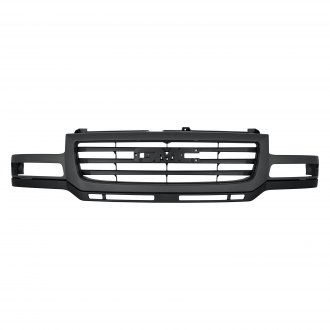 GMC PICKUP_GMC_SIERRA 2003 GRILLE PTM BLACK W/GRAY MOULDING 2500HD/3500 Return Restricted - Final Sale - No Warranty Coverage GM1200627