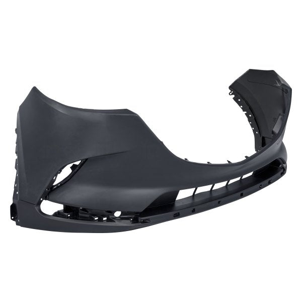 MAZDA CX9 2016 BUMPER FRONT PRIMED W/TEXTURED LOWER W/O SENSOR CAPA MA1000244C