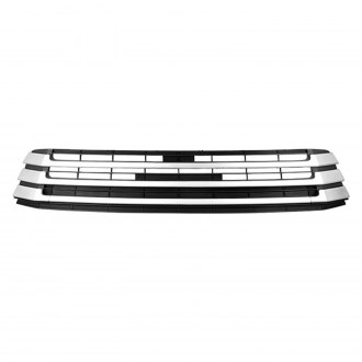 TOYOTA HIGHLANDER 2019 GRILLE LOWER MATTE BLACK W/SILVER MOULDING TO1036173