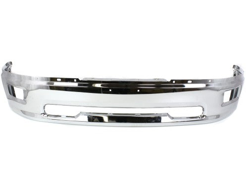 DODGE DODGE RAM1500 2009 BUMPER FRONT FACE BAR CHROME W/FOG LAMP HOLE W/O