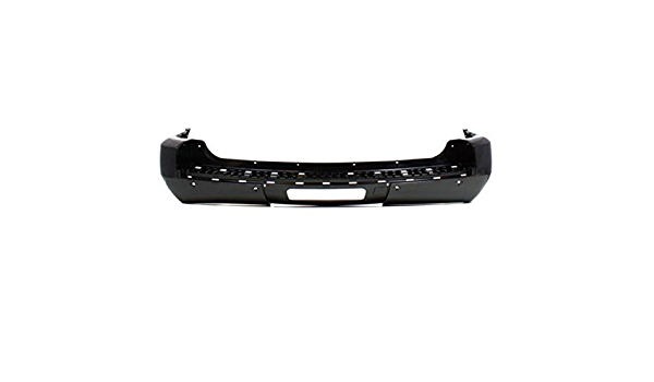 CHEVROLET TAHOE 2014 BUMPER REAR PRIMED DENALI/LTZ W/SENSOR HOLE