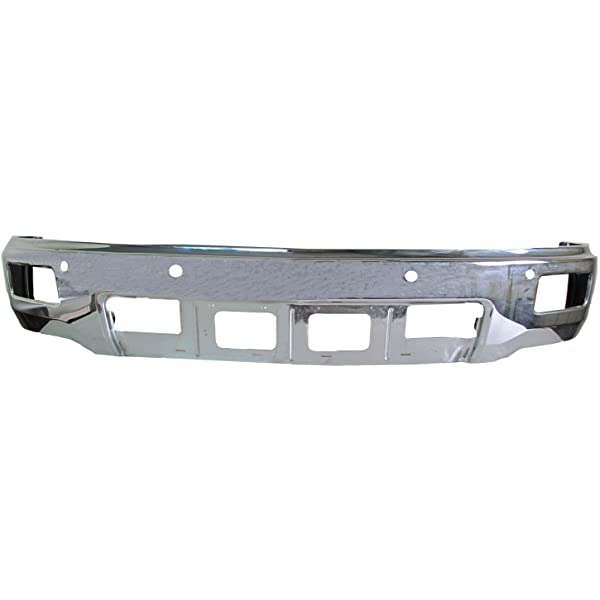 PICKUP SILVERADO 1500 2015 BUMPER FRONT FACE BAR CHROME W/O FOG LAMP/SENSOR