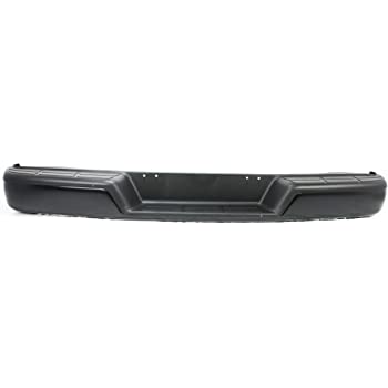 CHEVROLET VAN EXPRESS 2005 BUMPER REAR CHROME W/O SENSOR W/BLACK PADS