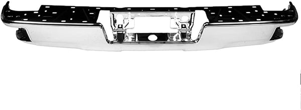 PICKUP SILVERADO 1500 2016 BUMPER REAR CHROME W/CORNER STEP W/O SENSOR