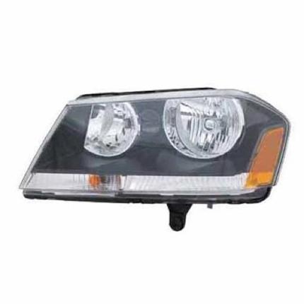 DODGE AVENGER 2009 HEAD LAMP LH RT MODEL (BLACK BEZEL) HQ