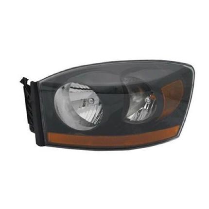 DODGE PICKUP DODGE RAM1500 2006 HEAD LAMP LH W/BLACK BEEZEL HQ