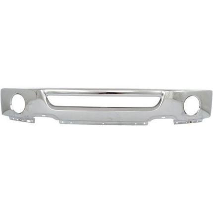 FORD LIGHTDUTY 2006 BUMPER FRONT CHROME W/ROUND FOG