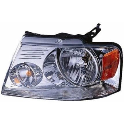 FORD PICKUP FORD LIGHTDUTY 2008 HEAD LAMP LH W/CHROME TRIM HQ