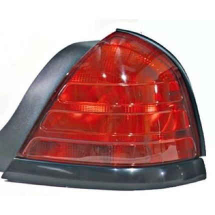 FORD CROWN VICTORIA 2000 TAIL LAMP RH (BLACK MOULDING-2 BULB-RED) HQ