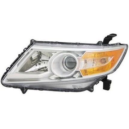HONDA ODYSSEY 2011 HEAD LAMP LH HALOGEN HQ HO2502142