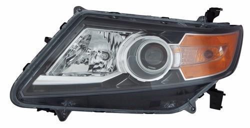 HONDA ODYSSEY 2014 HEAD LAMP LH HALOGEN HQ HO2502154