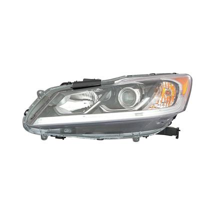 HONDA ACCORD 2016 HEAD LAMP LH HALOGEN LX HO2502168V