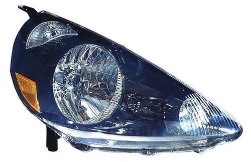 HONDA FIT 2007 HEAD LAMP RH BLACK HQ HO2503131
