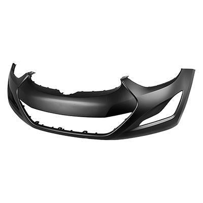 HYUNDAI ELANTRA SEDAN 2014 BUMPER FR PRIMED USA BUILT W/O TOW HOOK HOLE CAPA HY1000203C