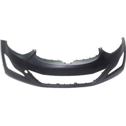 HYUNDAI ELANTRA SEDAN 2014 BUMPER FR PRIMED KOREA BUILT W/TOW HOOK HOLE CAPA HY1000204C