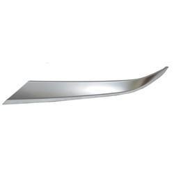 HYUNDAI SANTA FE 2019 BUMPER MOULDING FR LH SATIN CHROME FINISH(EXTENSION TO MOULDING ABOVE GRILLE) HY1046114