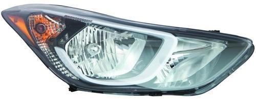 HYUNDAI ELANTRA SEDAN 2016 HEAD LAMP RH HALOGEN USA BUILT