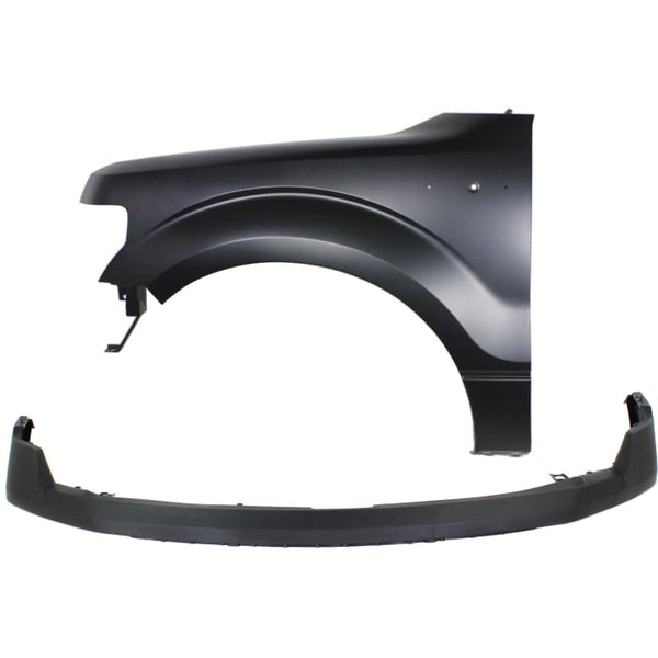 FORD PICKUP FORD LIGHTDUTY 2010 FENDER FR LH W/O FLARE CAPA