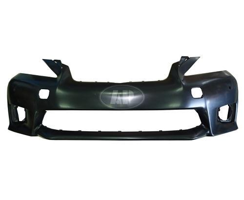 LEXUS CT200H 2012 BUMPER FR PRIMED W/SENSOR W/O WASHER HOLE W/SPORT CAPA LX1000238C