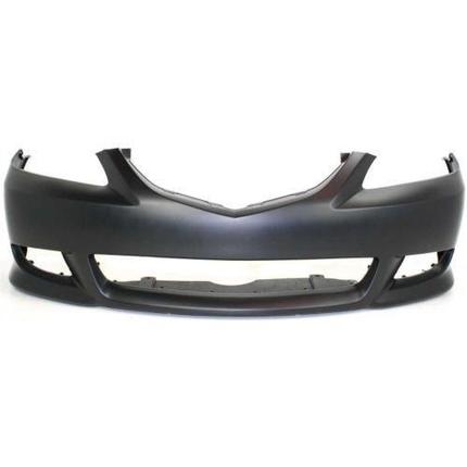 MAZDA MAZDA 6 2003 BUMPER FRONT PRIMED SPORT MODEL W/SPOILER HOLE CAPA MA1000186C