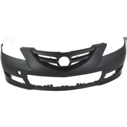 MAZDA MAZDA 3 2008 BUMPER FRONT PRIMED SPORT SDN CAPA MA1000214C