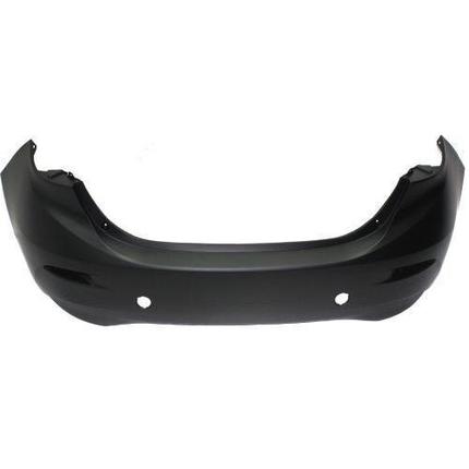 MAZDA MAZDA 3 2018 BUMPER REAR PRIMED W/TEXTURED LOWER SDN MA1100215