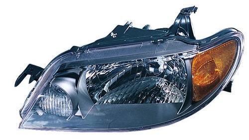 MAZDA PROTEGE 2001 HEAD LAMP LH METAL COAT BEZEL HQ