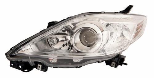 MAZDA MAZDA 5 2009 HEAD LAMP LH HALOGEN W/CHROME BEZEL HQ