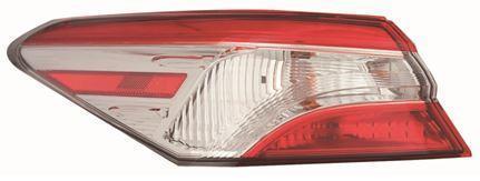 TOYOTA CAMRY HYBRID 2018 TAIL LAMP LH L/LE MODEL USA BUILT W/O SMOKED TINT HQ TO2804134