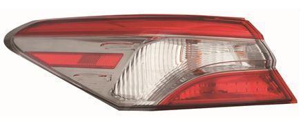 TOYOTA CAMRY HYBRID 2018 TAIL LAMP LH SE MODEL US BUILT SMOKED TINT HQ TO2804135