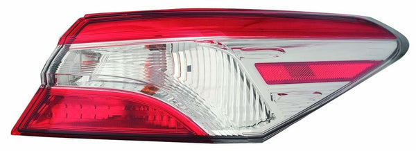 TOYOTA CAMRY HYBRID 2018 TAIL LAMP RH L/LE MODEL USA BUILT W/O SMOKED TINT HQ TO2805134