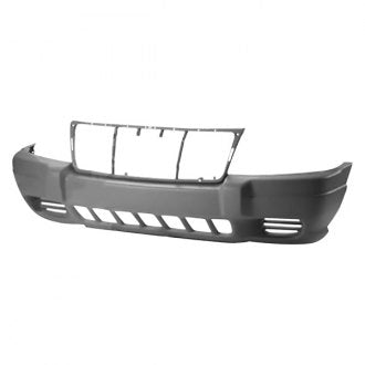 JEEP GRAND CHEROKEE 2001 BUMPER FR W/FOG LAMP HOLE LARIDO TEXTURED GRAY/BROWNSTONE CH1000312