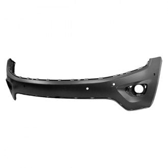 JEEP GRAND CHEROKEE 2015 BUMPER FR UPPER PRIMED W/SENSOR HOLE LTD/OVERLAND/LAREDO MODELS CH1014109