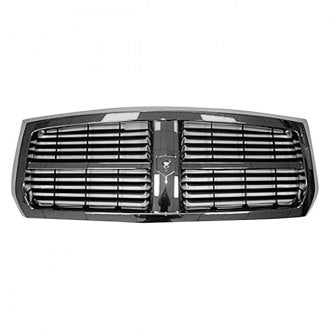DODGE DAKOTA_PICKUP 2007 GRILLE CHROME/BLACK CH1200279