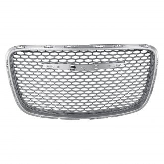 CHRYSLER 300 2020 GRILLE PTD BRIGHT BLACK W/SATIN CHROME FRAME PLATINUM MODEL