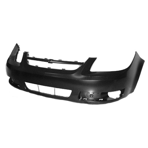 CHEVROLET COBALT 2005 BUMPER FRONT W/O FOG LAMP HAS UPRER BAR IN GRILLE CAPA