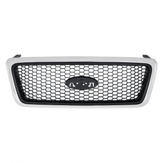 FORD PICKUP_FORD_LIGHTDUTY 2008 GRILLE CHROME FRAME W/BLACK HONEYCOMB XLT MODEL FO1200469