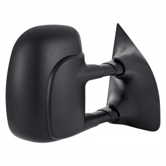 FORD PICKUP_F450_SUPERDUTY 2002 DOOR MIRROR POWER RH TEXTURED DUAL ARM/GLASS TELESCOPIC TYPE ROUND PLUG FO1321196