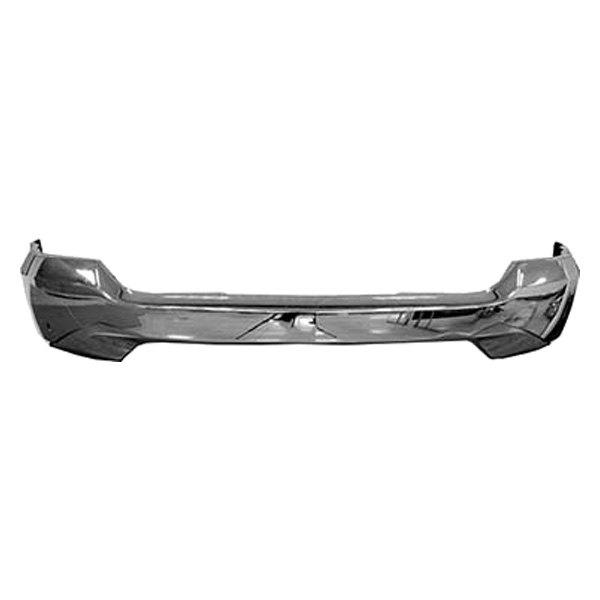 PICKUP SILVERADO 1500 2016 BUMPER FACE BAR FRONT STEEL CHROME W/O FOG