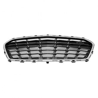 CHEVROLET CRUZE_HATCHBACK 2017 GRILLE PTD BLACK W/CHROME SURROUND RS MODEL GM1036184