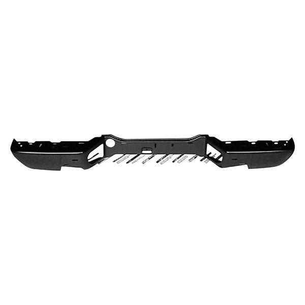 CHEVROLET COLORADO 2005 BUMPER REAR BLACK W/O TOW PKG