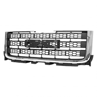 GMC PICKUP_GMC_SIERRA_2500-3500 2011 GRILLE MATTE-DK GRAY W/CHROME MLDG 2500/3500 GM1200633