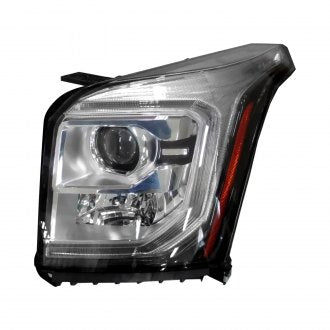 GMC YUKON 2018 HEAD LAMP LH HALOGEN W/O LOGO SECOND DESIGN HQ GM2502473