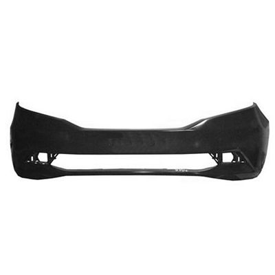 HONDA ODYSSEY 2011 BUMPER FRONT PRIMED W/O SENSOR EXCLUDE TOURING MODEL CAPA HO1000293C